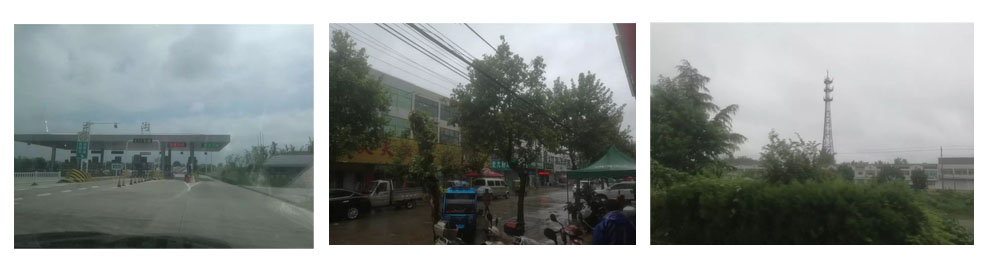 驅(qū)車到楊淼家，為楊淼送上愛心募捐款，祝早日康復(fù)！